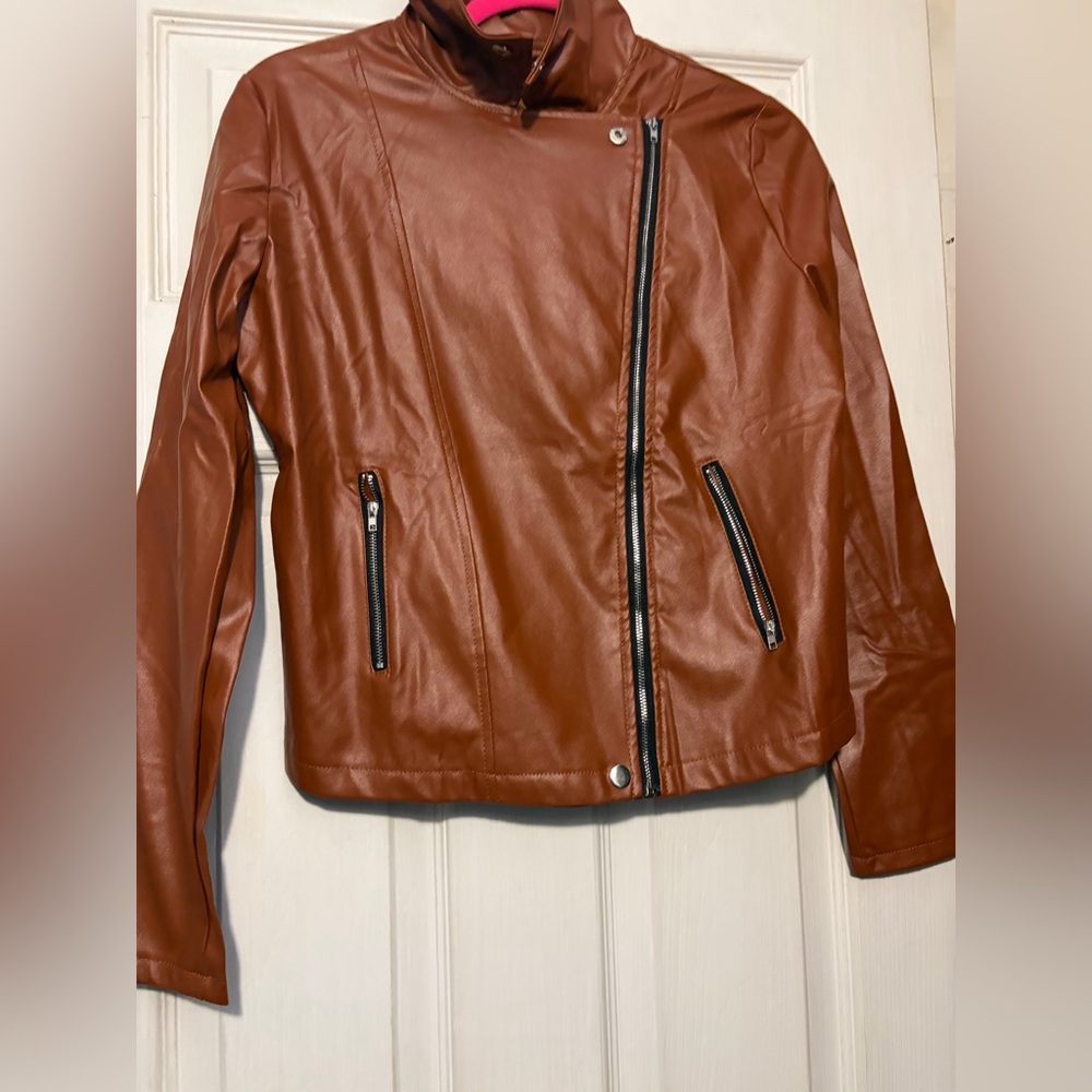 Women's Brown Leather Jacket